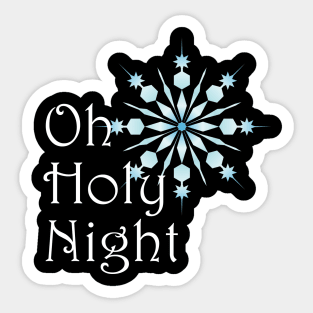 oh Holy Night Sticker